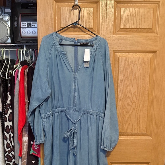 Lane Bryant Pants - Lane Bryant Blue Jumpsuit